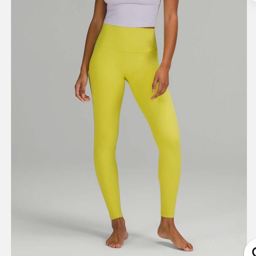 Lululemon Align High-Rise Pant 28" Soleil Size 4 excellent  condition